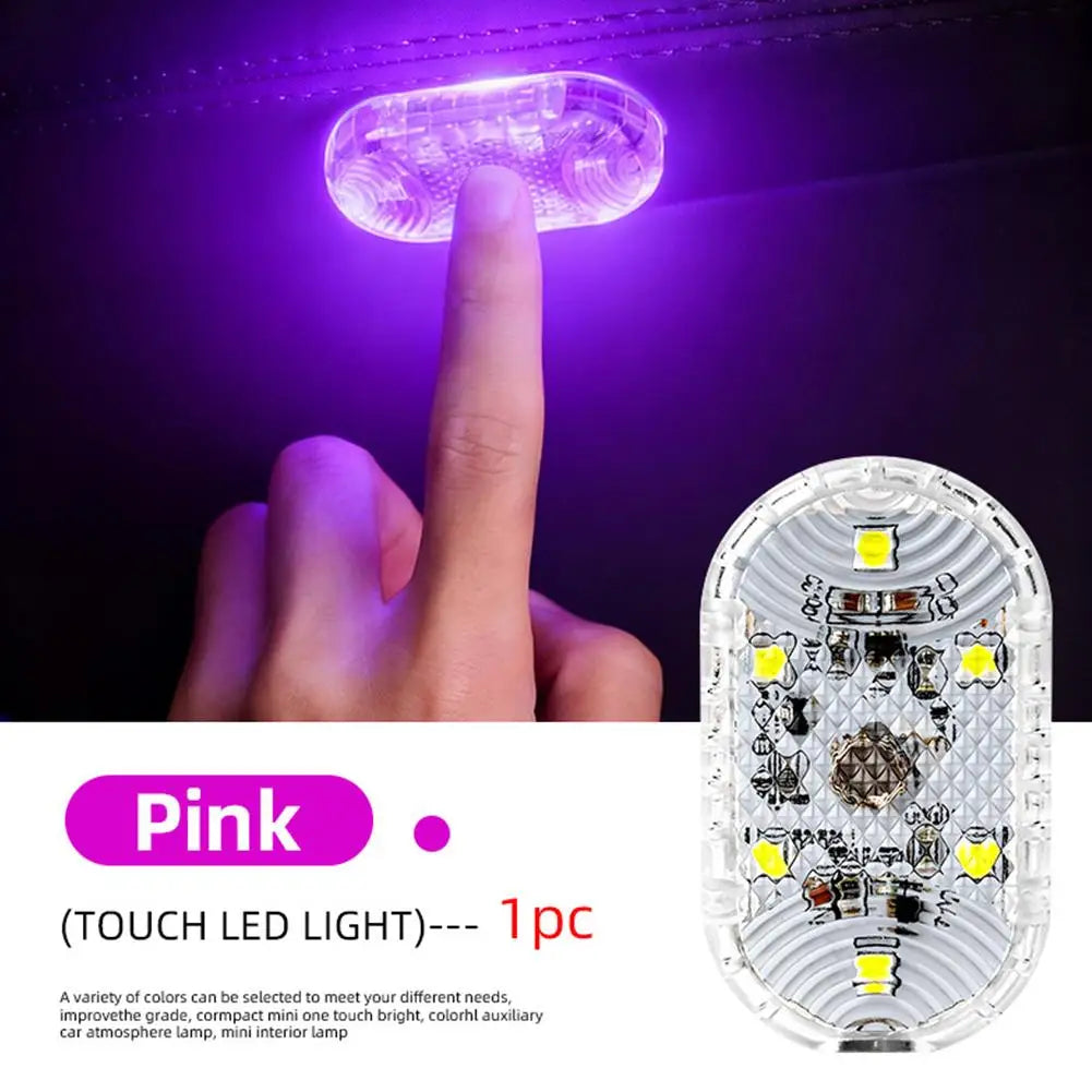 Car Interior Light Auto Roof Ceiling Reading Lamp LED Car Styling Night Light Mini USB Charging Car Light 5V