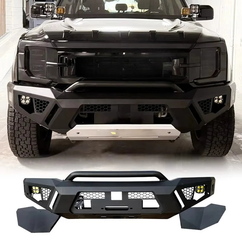 For Byd Shark Pickup Truck Front Modification Accessories Kit Anti-collision Bar, Pump Handle Front Bumper Front Face Guard Bar