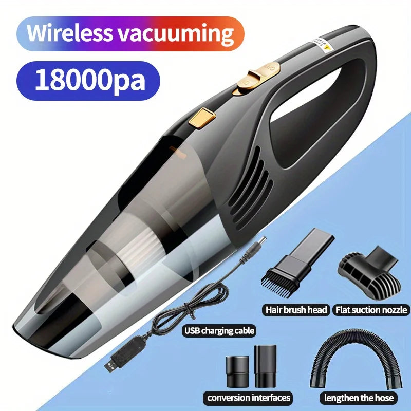Gulenpower Car Wireless Vacuum Cleaner Powerful High Power High Suction Mini Handheld Car Vacuum Cleaner Household Indoor Small