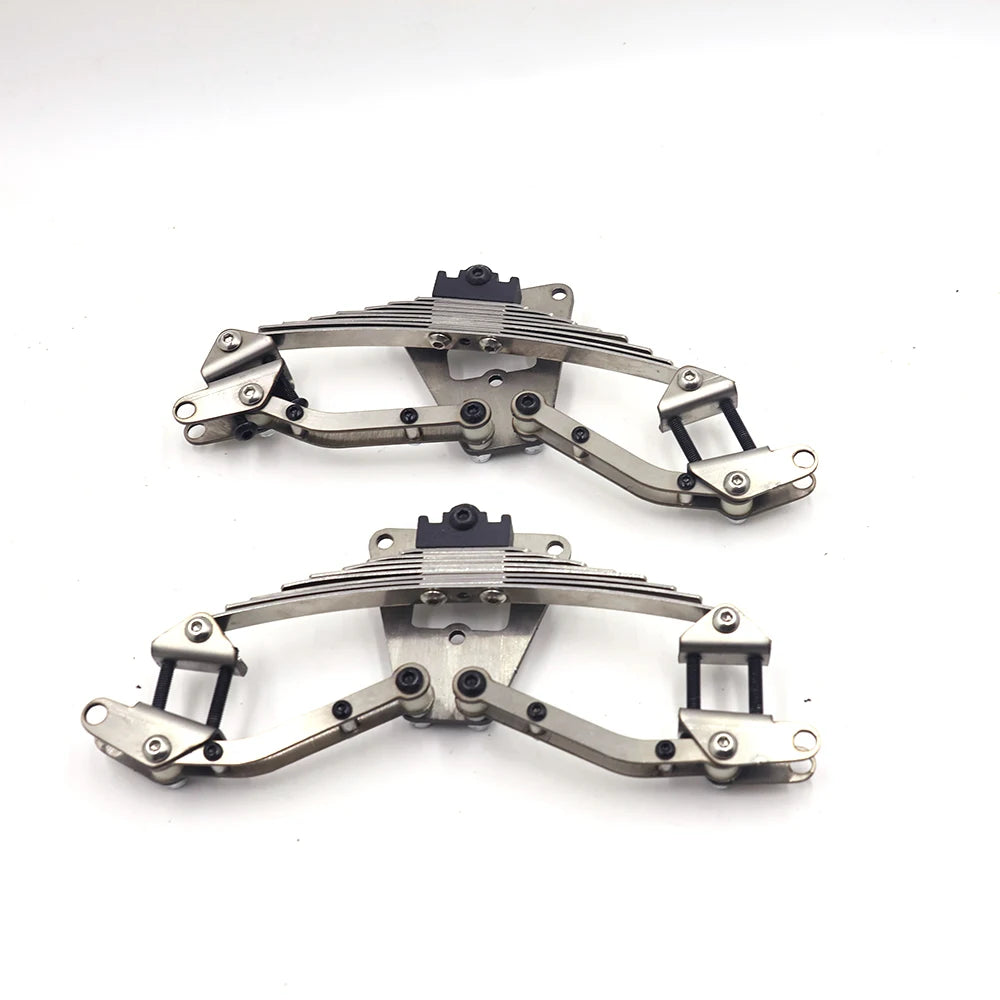 Accesorios de suspensión trasera de simulación de metal para camión Tamiya RC 1/14, remolque, volquete, Scania, Benz, Actros, Volvo, MAN, LESU, piezas de bricolaje
