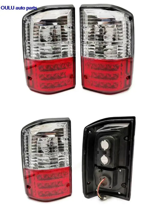 Para nissan patrol gq y60 gr 1987-1997 led lanterna traseira luz de freio sinal volta traseiro modificado conjunto luz traseira