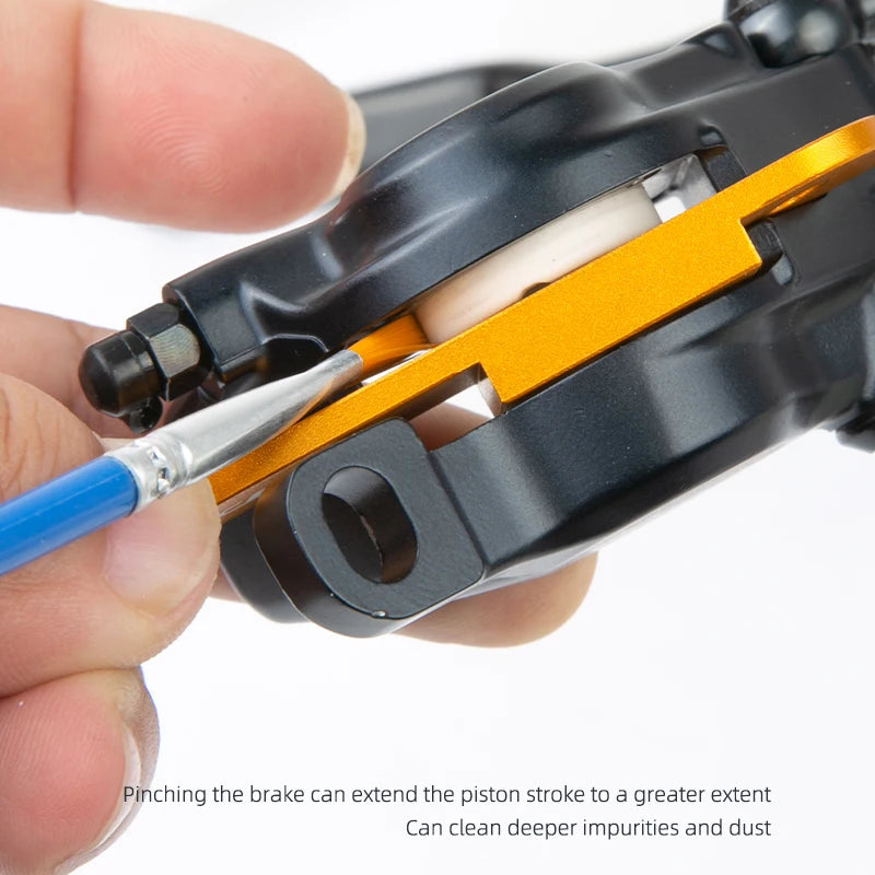 Brake Piston Maintenance Tool Piston Protrusion Reset Tool Aluminum Bicycle Tool For Single Side Clamping of piston Cycling part