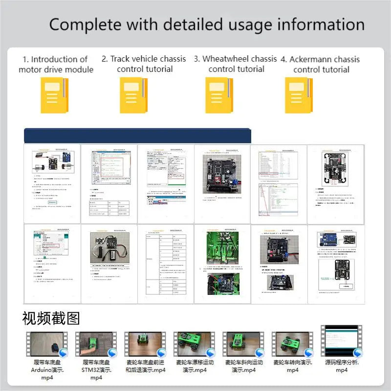 4 Way Encoded Motor Drive Module Onboard Voltage Stabilizing Circuit Motor Control Smart Car Dedicated To Robot Car Part DIY Kit