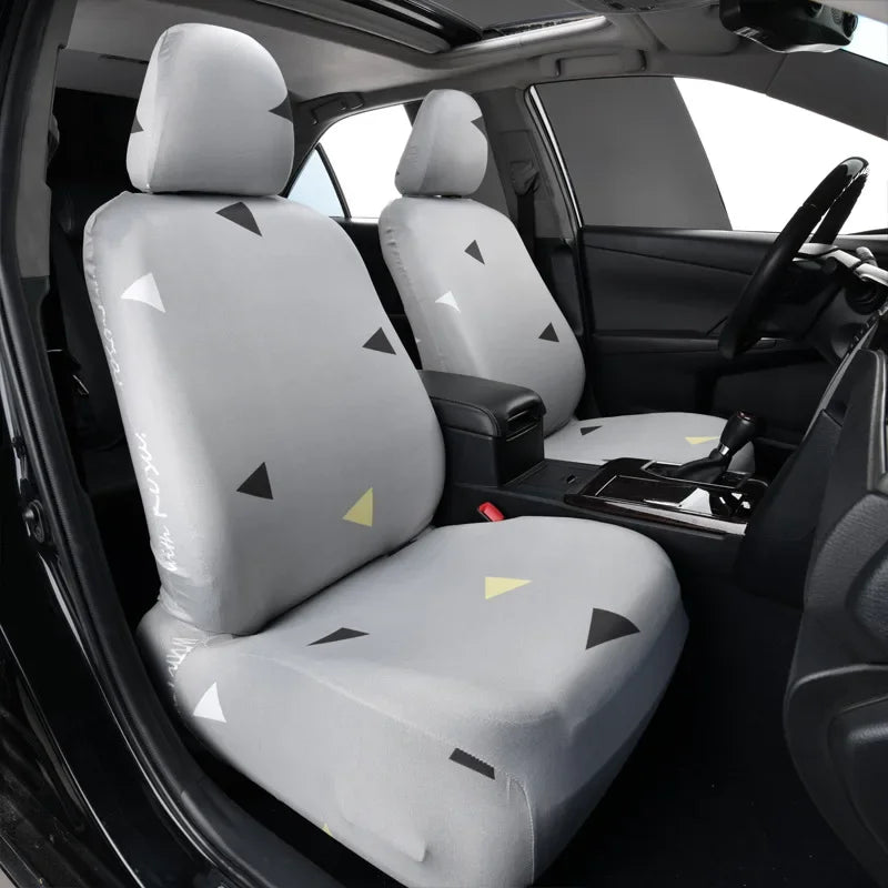 car seat protective cover elastic one-piece seat cushion cover four seasons universal main and co-pilot one seat cover