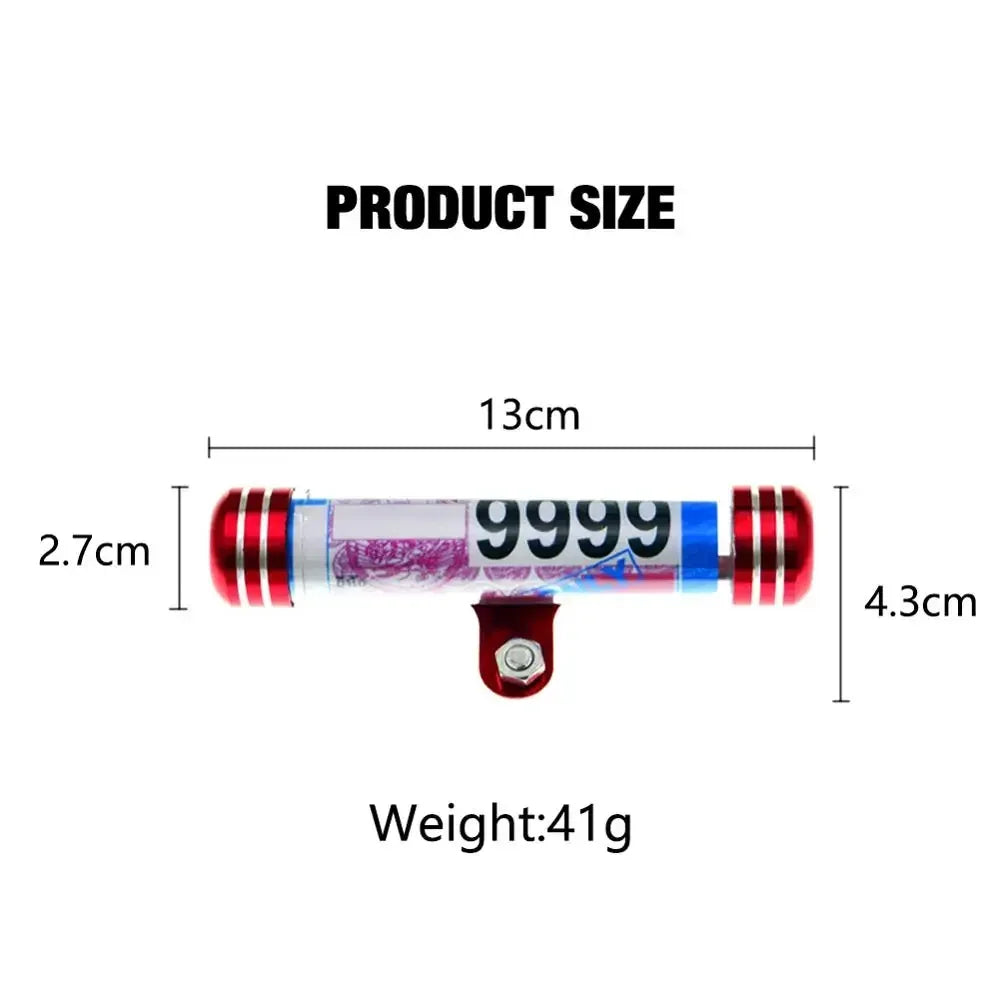 Motorcycle Motorbike Tube Tax Disc Cylindrical Holder Frame Registration Label Waterproof Real Motorcycle Accessories