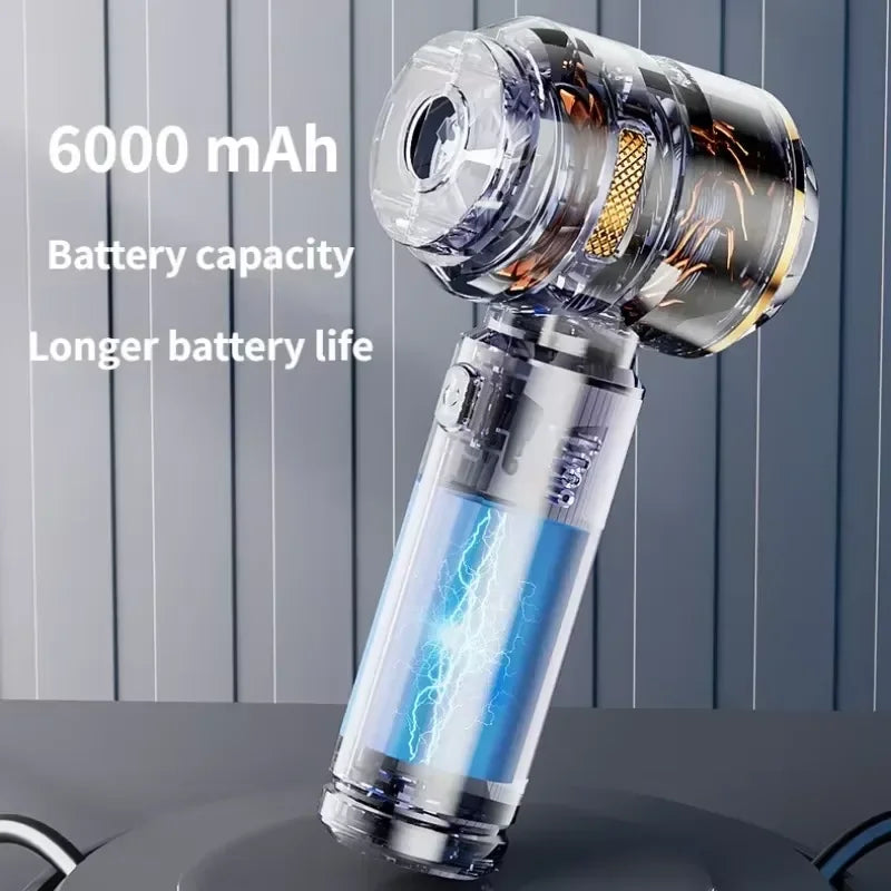 Mini Car Vacuum Cleaner Strong Scution Cordless 390000PA Powerful Wireless Car Cleaner HandHeld Portable Vacuum Cleaner for Car