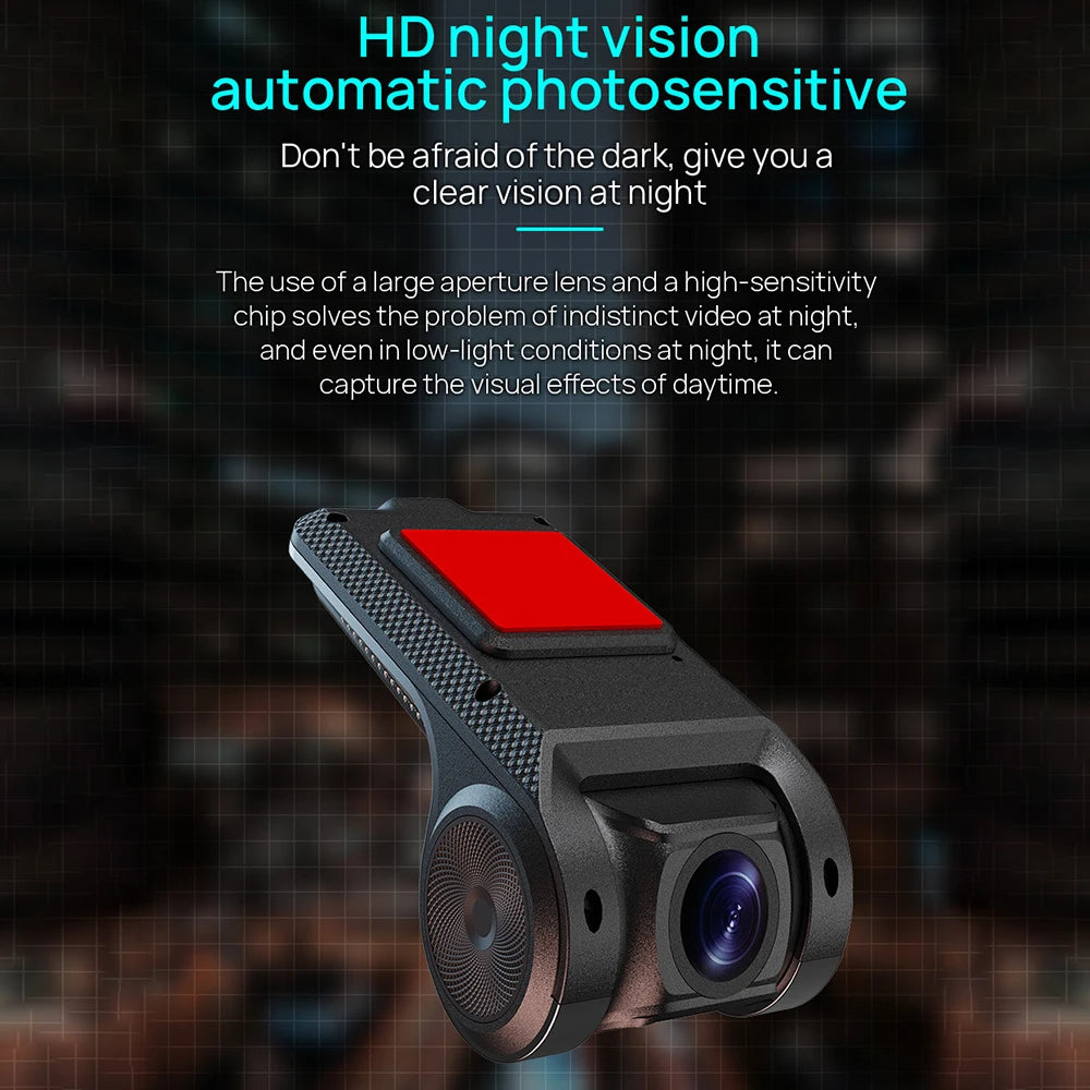 Car DVR ADAS LDWS Dash Cam Full HD 1080P Dash Cam For DVD Android Player Navigation Unit Auto Audio Voice Alarm Video Recording