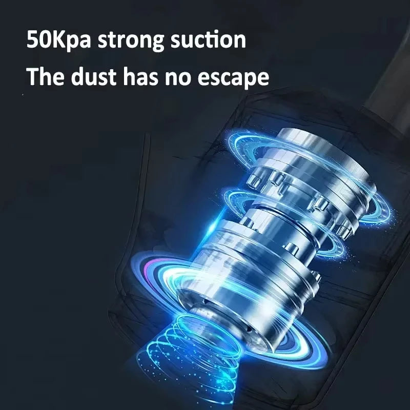 Portable Car Vacuum Cleaner Cordless Handheld Vacuum Cleaner Strong Suction 1800mah For Household Car Cleaning Vacuum Cleaner