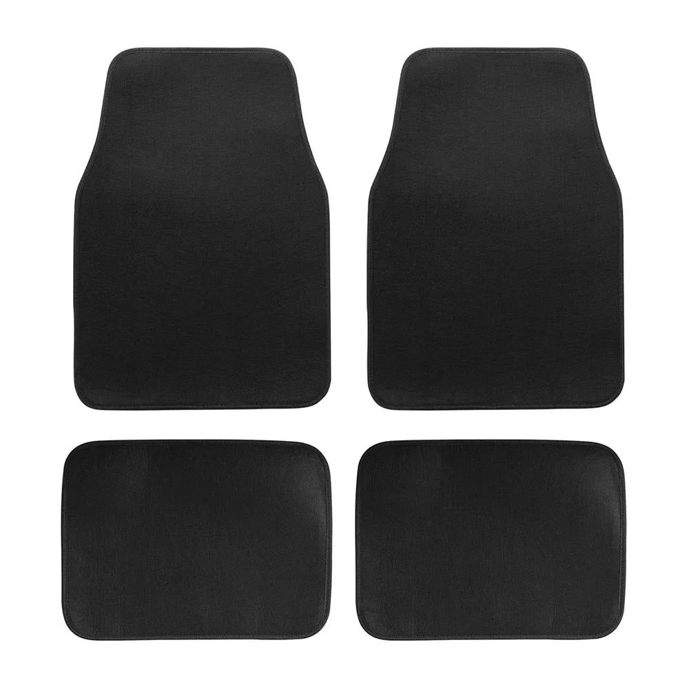 Universal Fit Car Floor Mats Front & Rear Set for SUVs Sedans Vans Automotive Carpet Vehicle Interior Protection