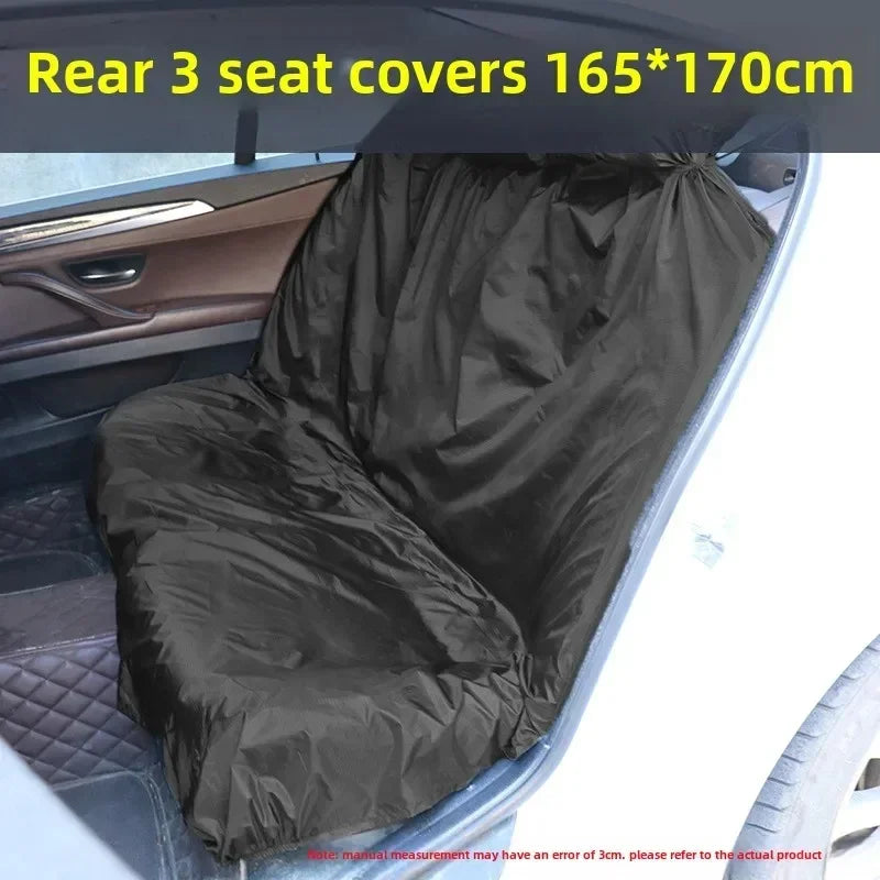 Waterproof Antifouling Dust Covers Car Seat Cover for Front Rear Seats for Steering Wheel Trunk Mat