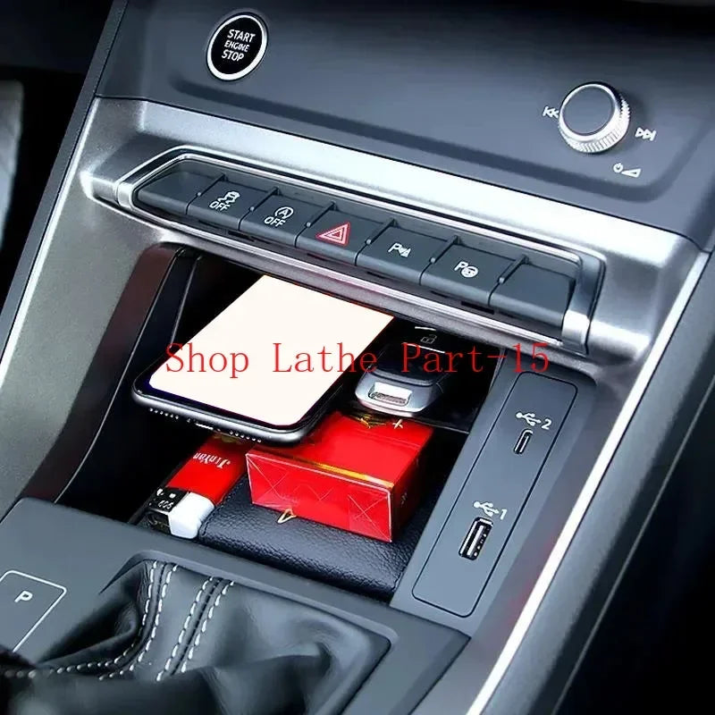 New Fit for Audi Q3 F3 Sportback 2019 2020 2021 Car Accessories Central Console Storage Glove Box Holder Tray Interior Mould