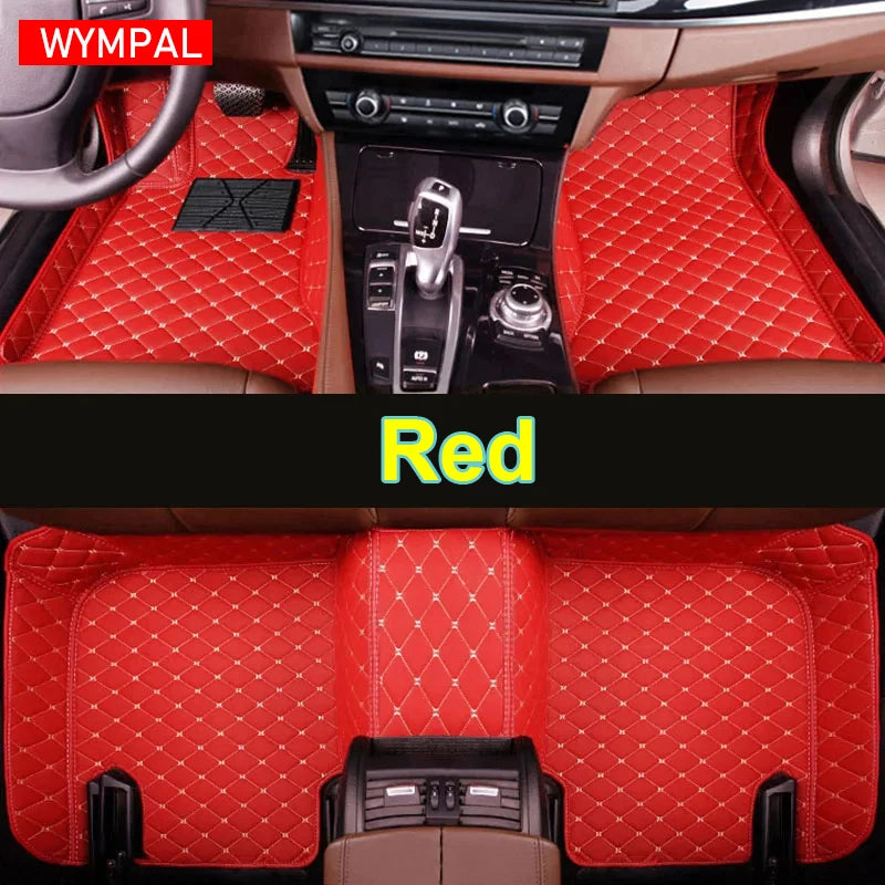Car Floor Mats For Audi 80 Cabriolet B4 1992 1993 1994 1995 1996 Water Proof Pads Floor Carpet Car Mats Full Set Car Accessories