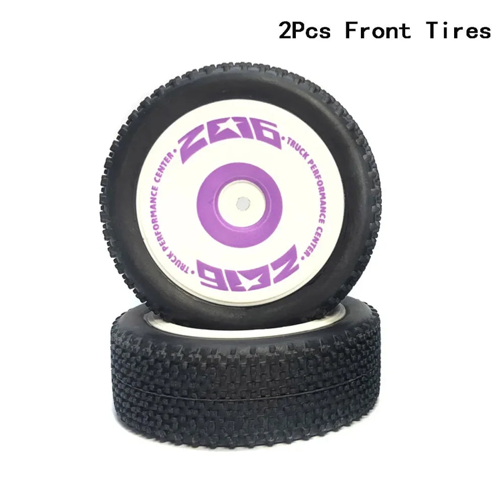RC Car Wheels Orginal Tires for WLtoys 124016 124017 124019 124018 144001 144010 Remote Control Car Upgrade Parts Rubber Tyre