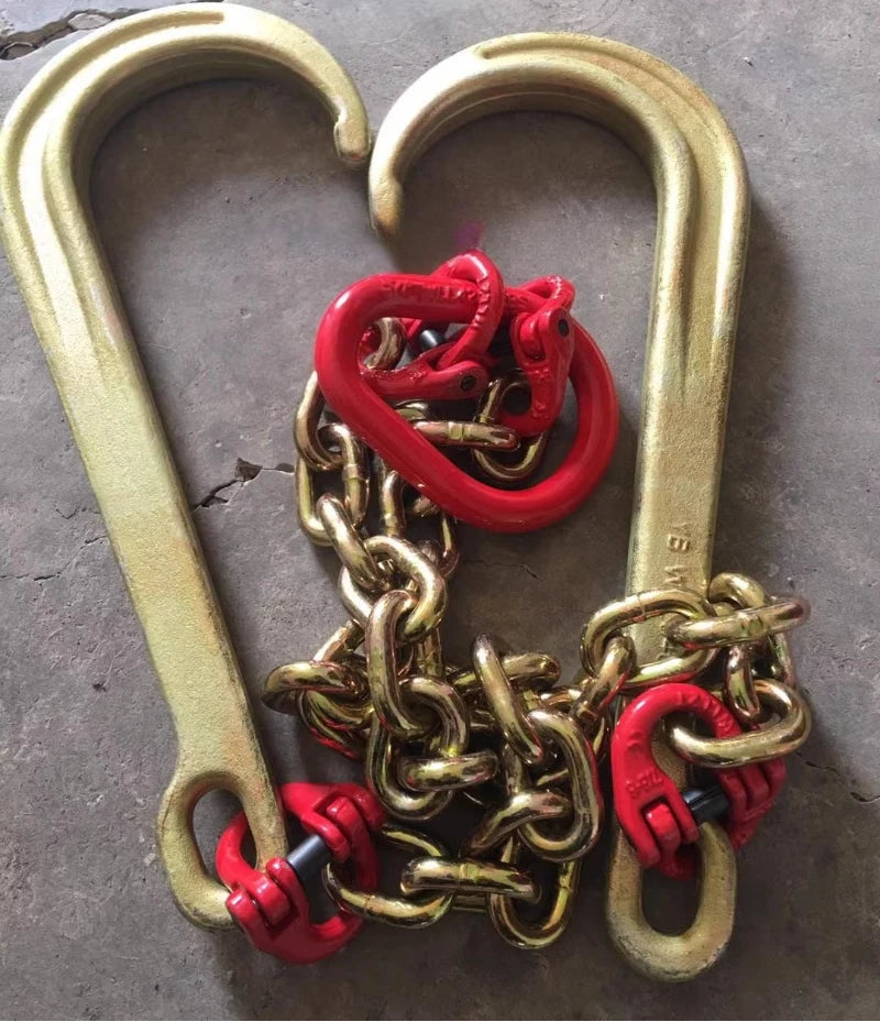 Camión de rescate en carretera Remolque Grúa Accesorios Gancho Cadena Gancho Níspero Grúa