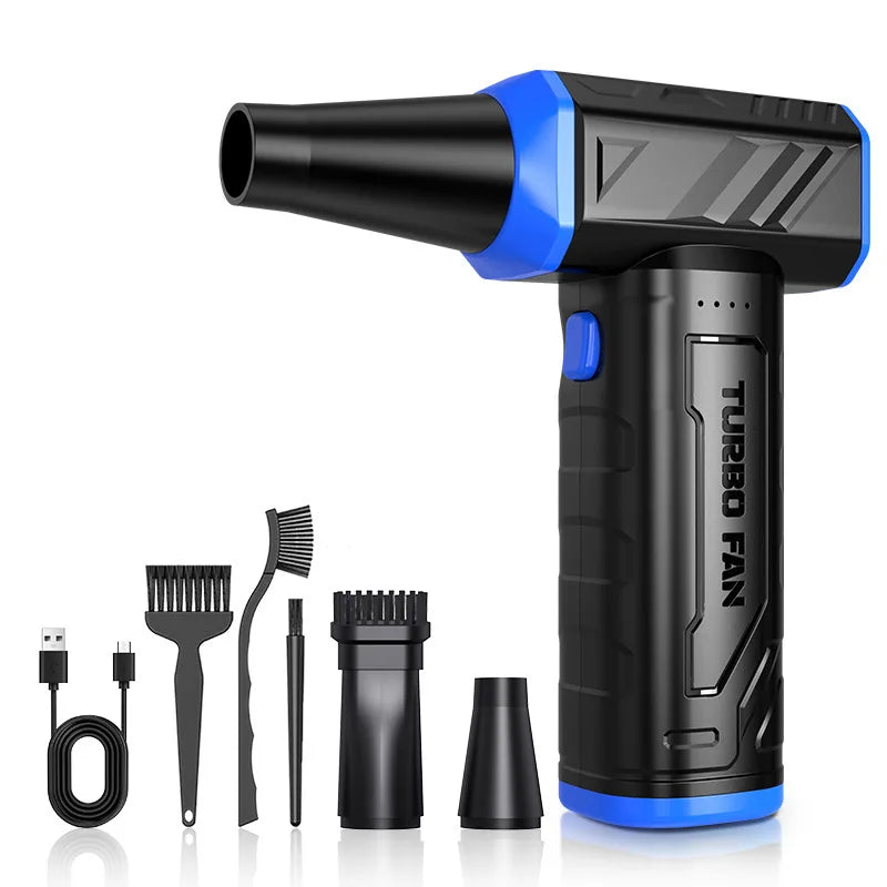 3-In-1 Car Vacuum Cleaner 6000pa High Power Wireless Handheld Hoovers Multifunctional Strong Suction Portable Air Blower Pet