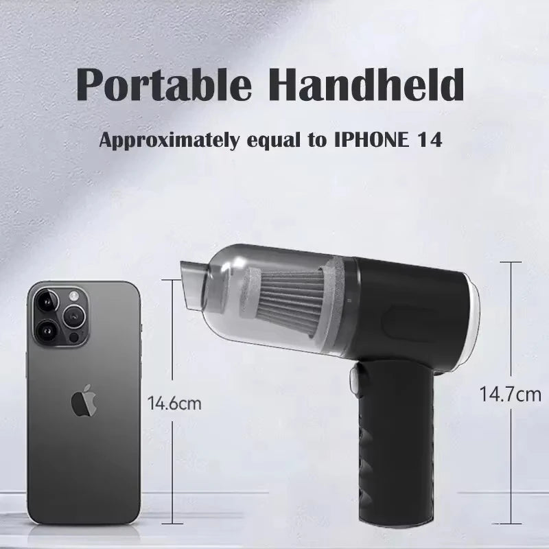 2900000 PA Car Vacuum Cleaner USB Charging Powerful 4 in1 Clean Machine Wireless Blowing Suction Portable Vacuum Cleaner 2026