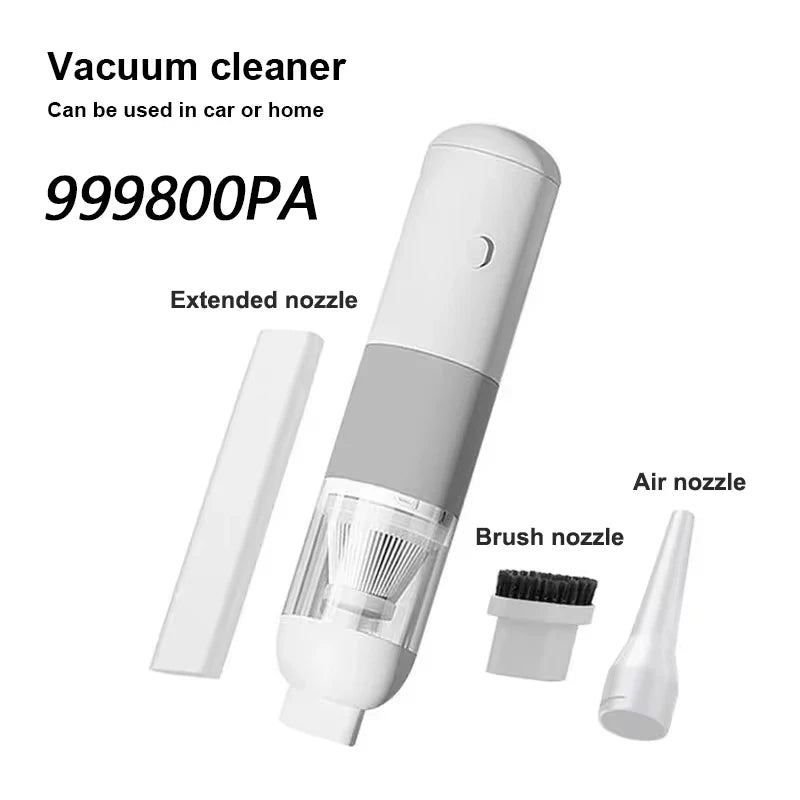 Wireless Car Vacuum Cleaner High Suction Mini Handheld Cyclonic Vacuum Wet Dry Rechargeable for Car Home Office Pet Hair
