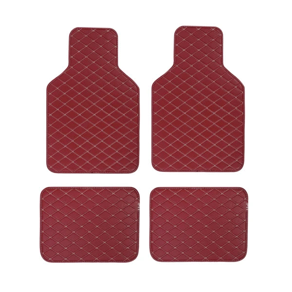 4pcsCar Floor Mats Carpet Floor Mat SetUniversal Fit Car Floor Mats Protection, Auto Front & Rear Carpet Mat for Sedan SUV Truck