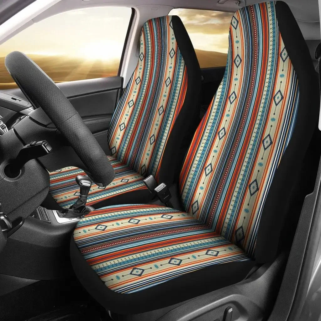Bohemian Hippie Car Seat Covers Car Seat Accessories Retro Modern Car Decor Vehicle Hippie Van Seat Covers