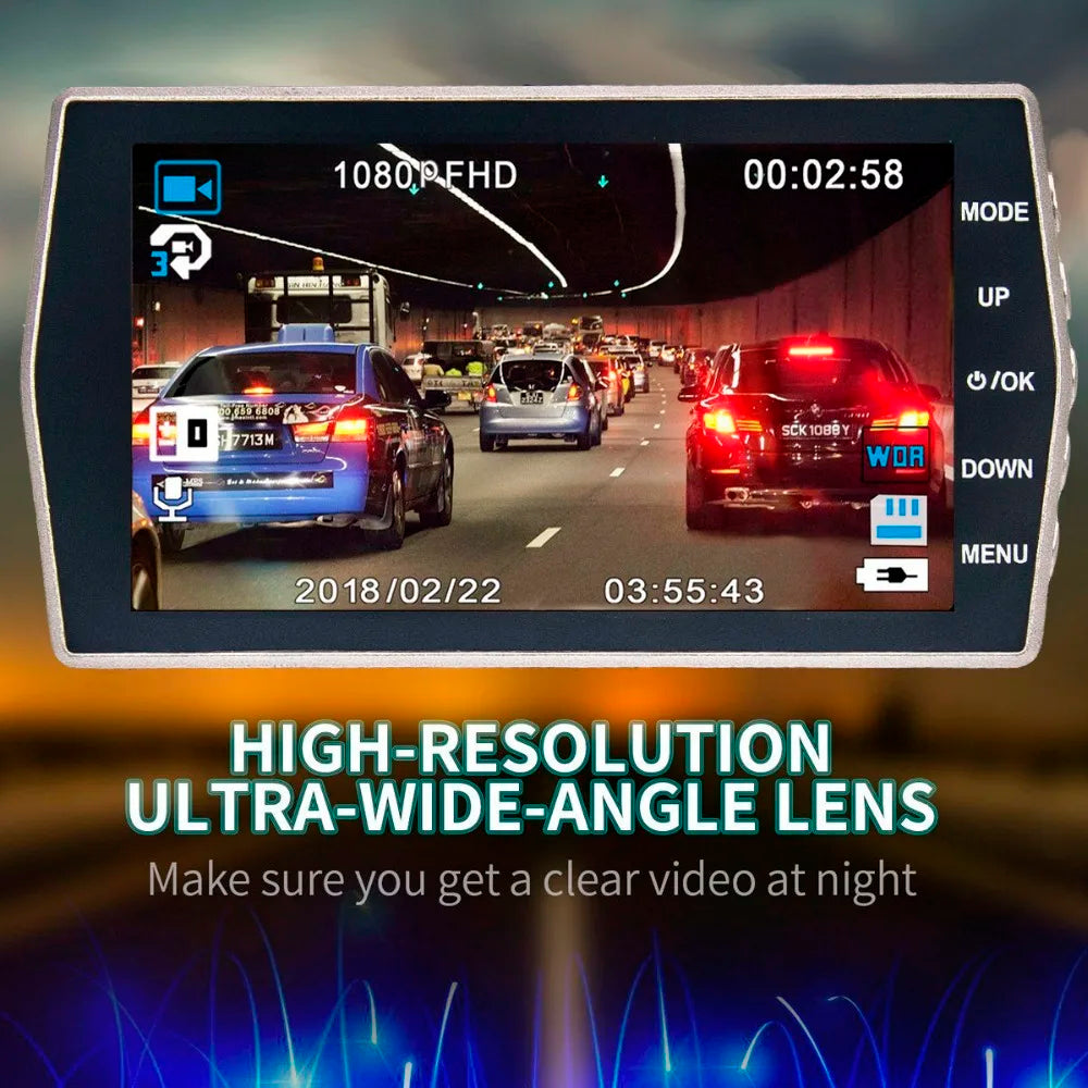 Car DVR WiFi Dash Cam Rear View 1080P HD Car Camera Drive Video Recorder Night Vision Car Accessories Dashcam Auto Black Box GPS
