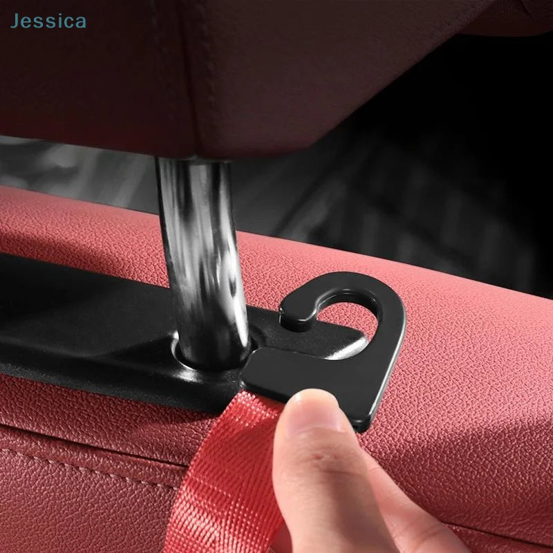 ♥2Pcs Car Seat Back Organizer Holder Clips Auto Fastener Hooks Car Storage Interior Accessories