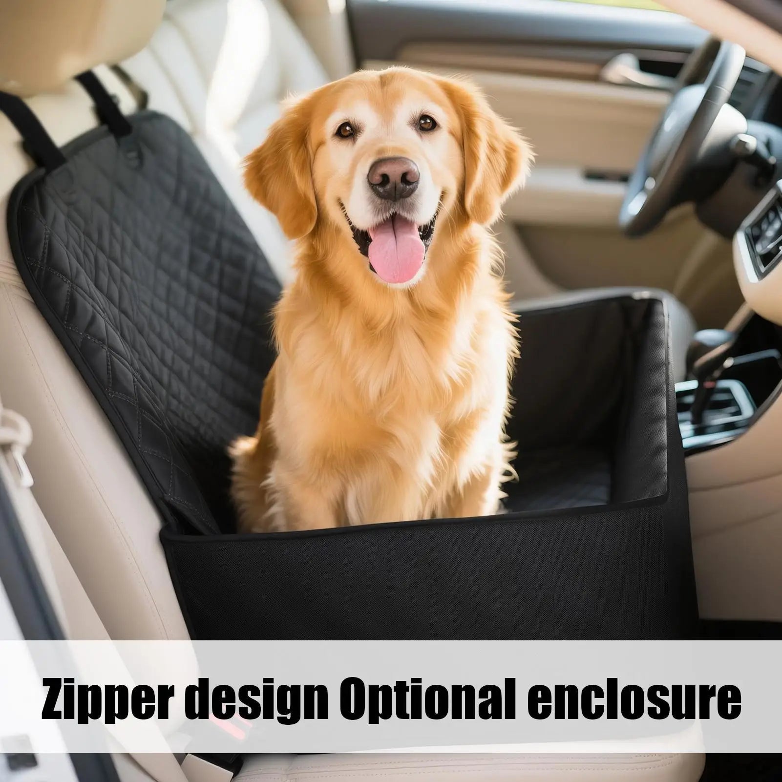 For Truck Dog Car Seat Large Waterproof Pet Seat Cover for Cars Booster Cushion Protector Carrier for Bed Barrier Backseat Truck