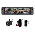 4CH Dash Cam 12" 4K+1K+1K+1K WIFI Rear View Mirror 4 Cameras Video recorder Car DVR ADAS BSD Night Vision 24H Parking Monitor