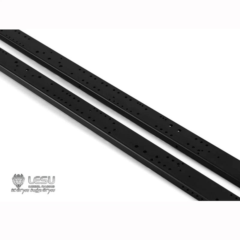 Metal Side Chassis Rail Parts For 1/14 RC LESU Tgs 8X8 Front Cylinder Dumper Outdoor Toys TH13446