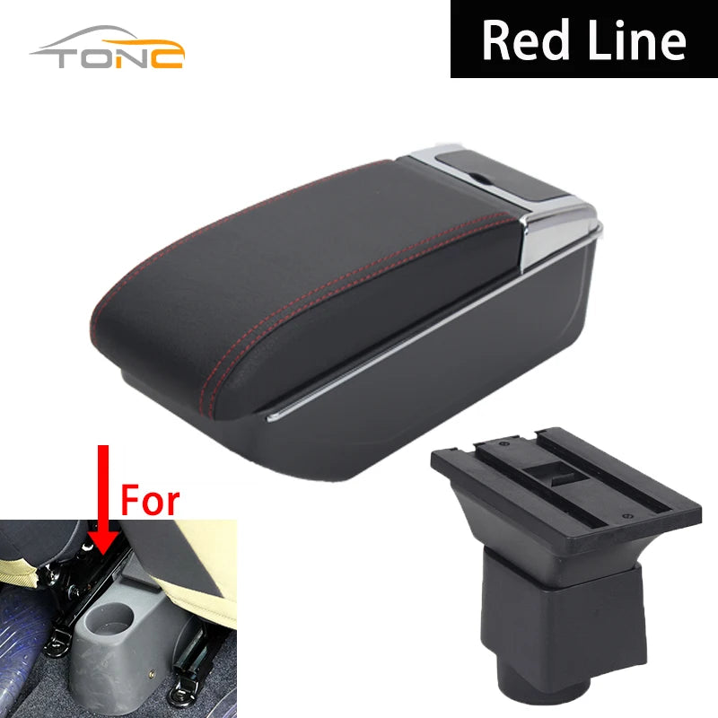 For Chery A1 2007-2011 car armrest box central storage box with cup holder car interior modification details accessories