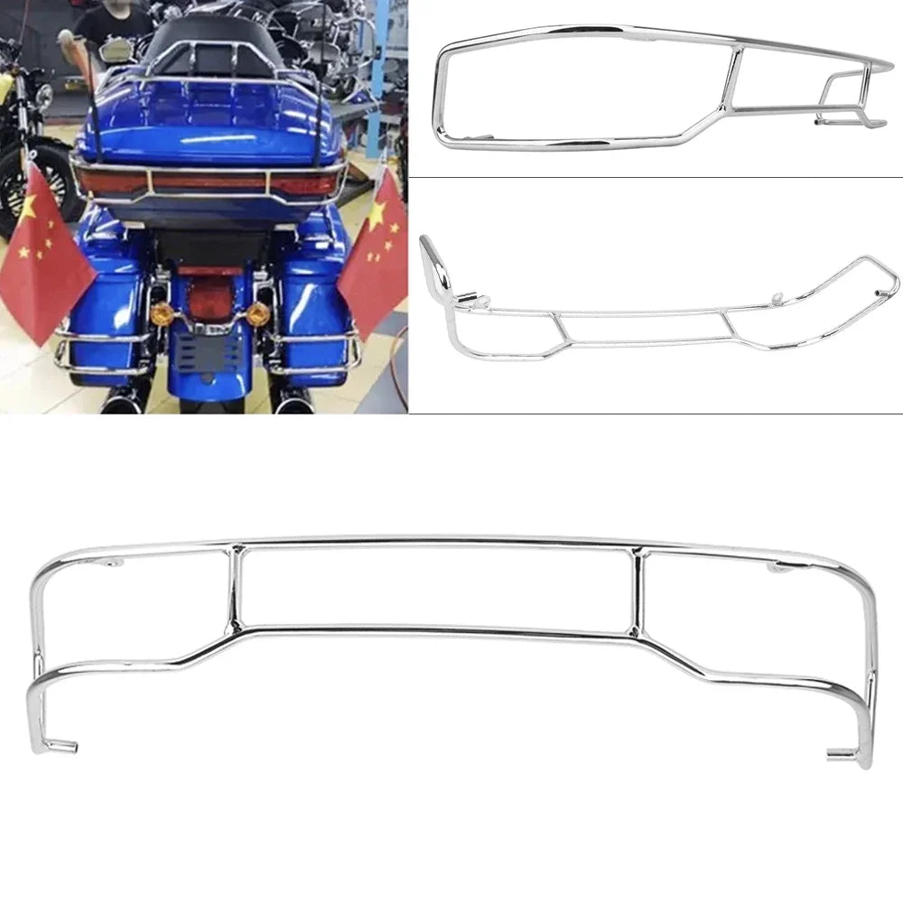 Motorcycle Trunk Brake Tail Light Trim Parts Tour Pak Accent Rail For Harley Touring 14-20 FLHTC FLHTCUL FLHTK FLHTKL FLTRU
