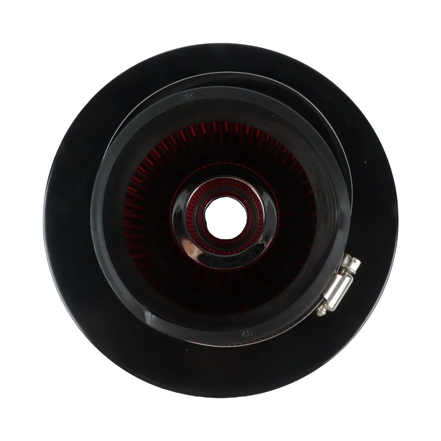 VEHICULOS Universal Red 3.5 Inch 89mm Air Intake Cone Filter Replacement Quality Dry Air Filter Automotive Professional Parts