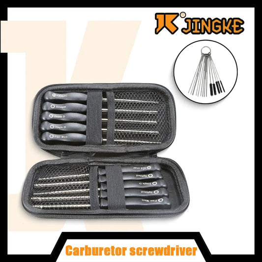 Carburetor Adjustment Tools 10pcs for Chainsaw Trimmer Multi-head Tune-up Screwdriver Set Car Repair Motorcycle Accessories