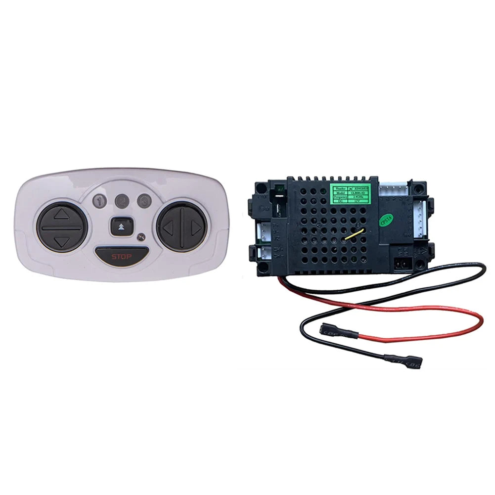 Children's Electric Vehicle Controller Compatible With CLB084-4C 12V Voltage: 12V 2.4G White Remote Control And Box Set