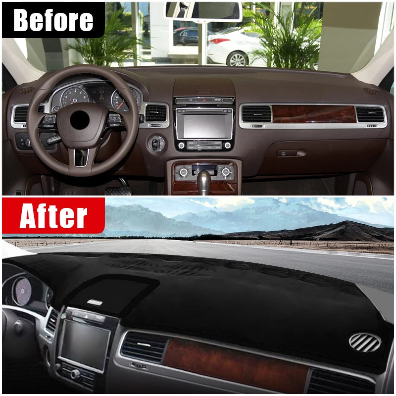 Accessories For Volkswagen VW Touareg 7P 2011-2013 2014 2015 2016 2017 2018 Car Dashboard Cover Sun Shade Mat Avoid Light Pad