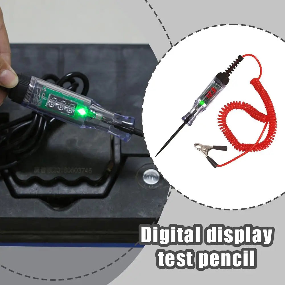 6V 12V 24V Car Truck Voltage Circuit Tester Auto Car Diagnostic Probe Test Pen Light Bulb Electric Measuring Pen Repair Tools