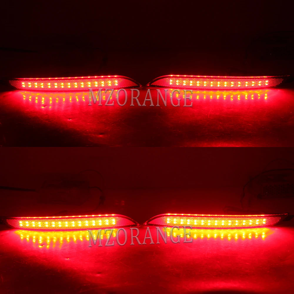LED Rear Bumper Reflector Light for Hyundai Elantra 2012 -2014 Rear Lamps Brake Lights Warning Reflector Fog Lamp Spare Parts