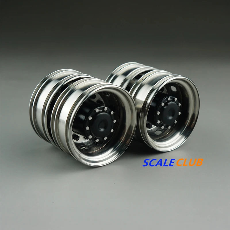 SCALECLUB  Tamiya 1/14 trailer truck dump truck truck universal upgrade metal rear hub Upgrade your DIY accessories