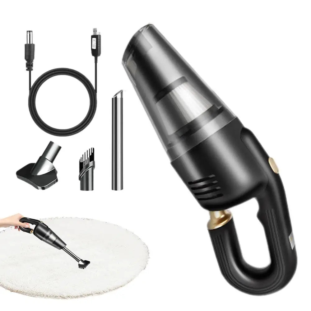 Cordless Car Vacuum High Power 120W Vacuum Cleaner With 3 Nozzles 9500Pa Strong SuctionHand Vacuum Portable For Car Home Desk