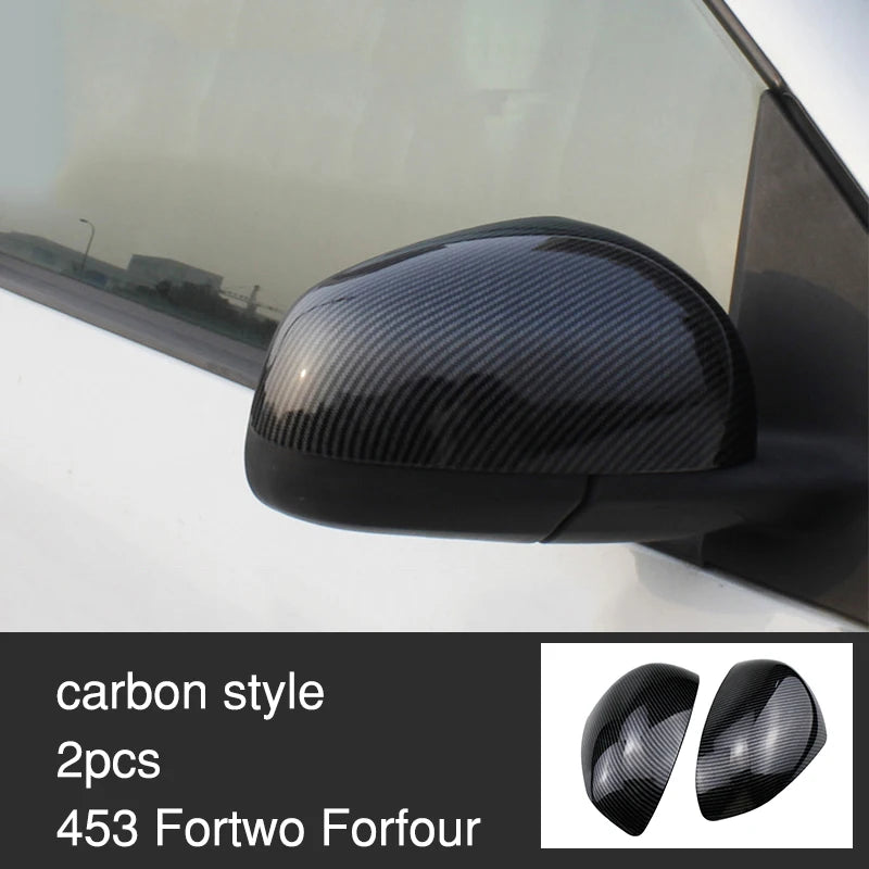 Carbon Car Interior Decoration Accessories ABS Protection Modification Sticker For Smart 453 Fortwo Forfour Car Exterior Styling