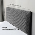 Thicken Headboard Cover Bed Back Dust Protector Cover Super Soft Solid Color Bed Haed Cover Quilte Head Cover