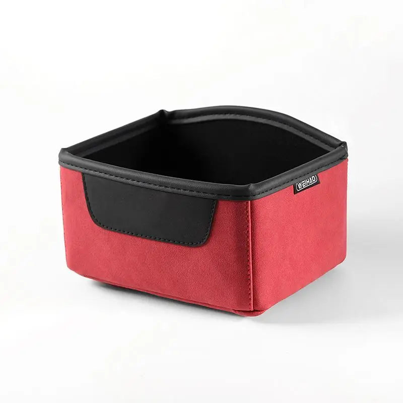 Car Center Console Organizer Multifunctional Storage Box with Cup Holder and Tissue Dispenser for Auto Interior