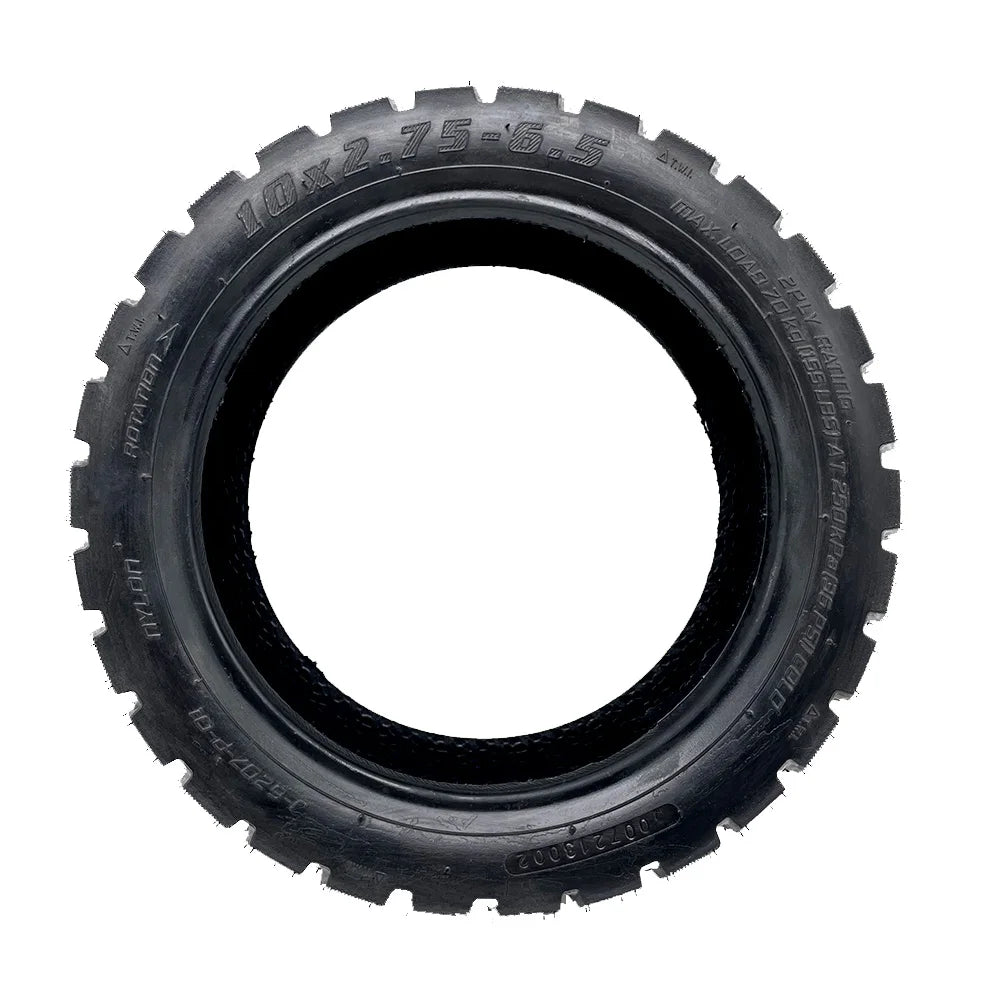 10x2.75-6.5 Tubeless Tire 10x2.70-6.5  255x70 Off-Road Tyre for 10 Inch Electric Scooter Front and Rear Wheel Parts