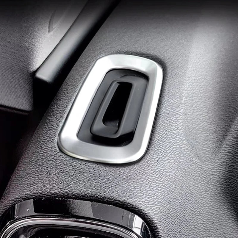 For Volvo XC40 C40 car interior decoration with ABS car accessories, carbon fiber texture, black gloss