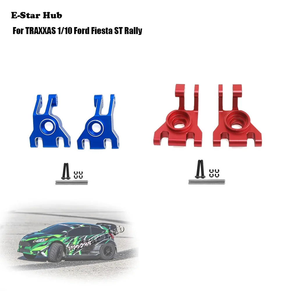 Asiento de eje trasero para TRAXXAS 1/10 Ford Fiesta ST Rally OP Accesorios Piezas de actualización de metal Modelo RC Crawler Coche Camión Buggy