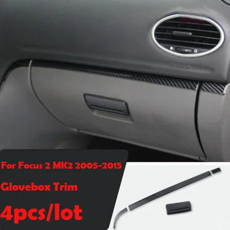 Car Styling Accessories External Interior Carbon Fiber  Decorative Trim Sticker trim case For Ford Focus 2 mk2 2005-2008