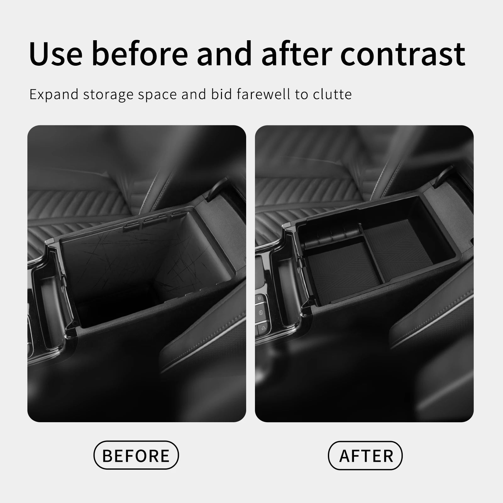 for Kia Sorento 2021-2025 Car Storage Box Interior Accessories Center Console Armrest Storage Organizer Tidying Tray