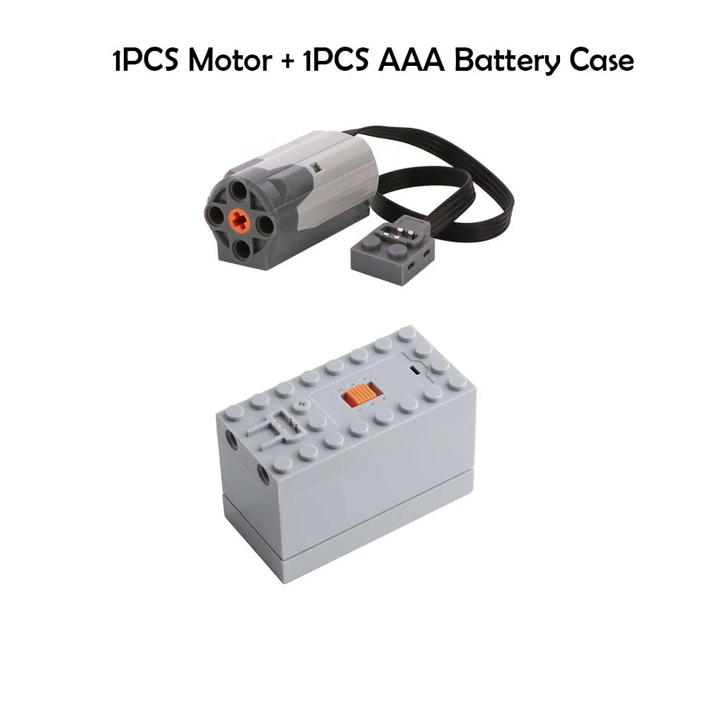 Technical Part 8883 M Motor Compatible with legoeds Power Functions Building Block Car Truck Vehicles Model Power Up Speed Motor