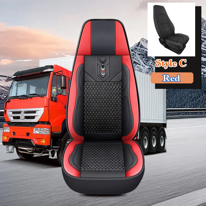Truck Lorry Bus Big Auto Seat Cover Cushion Ice Silk Mat for KAMAZ SITRAK GAZ JAC SCANIA IVECO ISUZU Volvo MAN DAF Hino TATRA
