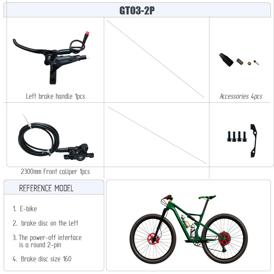 Bicicleta eléctrica plegable con freno de disco hidráulico y pinza de freno, para montaña
