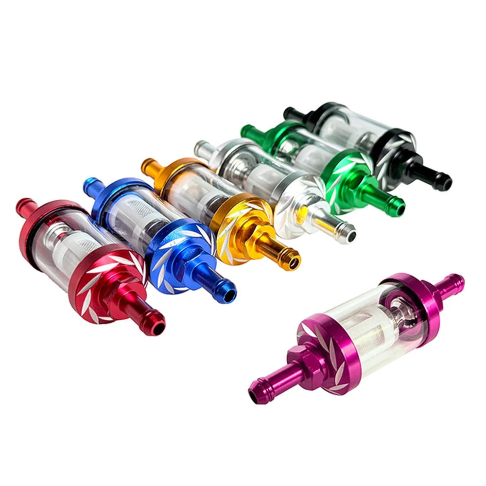 Reusable Washable 8mm Universal Inline Fuel Filter for ATV Kawasaki KTM Yamaha Honda CRF Series Parts